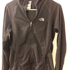 North Face zip up fleece Women’s Large, Black